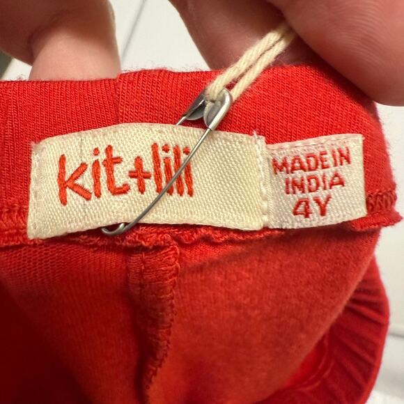 kit + lili Molly Leggings Cherry Red Size 4 Modal/Lycra Blend NWT - Picture 4 of 4